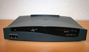 Cisco 831 SOHO router, front view